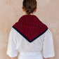 Merino Wool Triangle Scarf Stripe