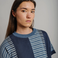 Bauhaus Short Sleeve Sweater Tee Ultramarine