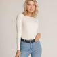 Kaylee Denim-Inspired Leather Belt