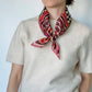 Cheetah No.1 Bandana by Mur by Ayca, 25 inch cotton silk bandana (view 2)