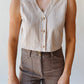 Lin Crop Vest