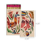 Mexican Birds matchbox, 4.5 x 2.25 inches