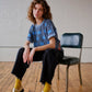Bauhaus Short Sleeve Sweater Tee Neptune