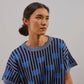 Bauhaus Short Sleeve Sweater Tee Neptune