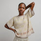 Bauhaus Short Sleeve Sweater Tee Cumulus
