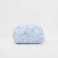 Bunny Blues Small Quilted Make Up Bag