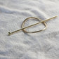 Hammered Circle Hairpin