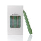 Spiral Taper Candles Sage
