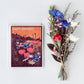 Wildflowers Happy Birthday Card