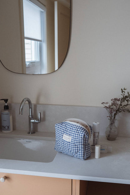 Organic Cotton Quilted Pouch | Dans le Sac