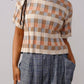 Anni Grid Plaited Tee