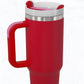 Suzie Q USA - 40 oz, Stainless Steel and Silicon Tumbler