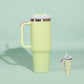 Suzie Q USA - 40 oz, Stainless Steel and Silicon Tumbler