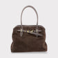 Suede Hook Shoulder Bag