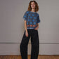 Bauhaus Short Sleeve Sweater Tee Neptune