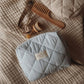 Quilted travel pouch