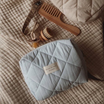 Quilted travel pouch