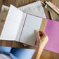 Friend Notebooks - Refillable Folio in Rose Quartz