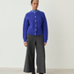 Mila Klein Blue Merino Cardigan