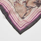 Deco Blooms Candy Stripe Border Midweight Scarf