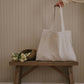 Organic Cotton Gingham Tote Bag