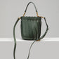 Bloom Hunter Green Bucket Tote