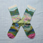 Books Sock Pair Claude Monet The Bridge