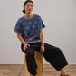 Bauhaus Short Sleeve Sweater Tee Neptune