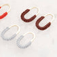 Mini Macramé Link Earrings