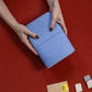 Friend Notebooks - Refillable Notebook Folio > Periwinkle Blue Trifold