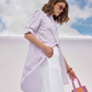 Striped Shirt Dress
