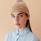 Cashmere & Merino Beanie Oatmeal Two-Tone