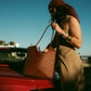 Liv Handmade Woven Leather Tote Bag