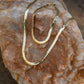 Sol Necklace Herringbone 4mm