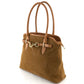 Suede Hook Shoulder Bag