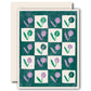 Checkered Floral Card