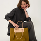 Frankie Merino Wool Midi Brine Vachetta