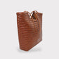 Liv Handmade Woven Leather Tote Bag