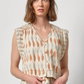 Ikat Sirred Shoulder Top