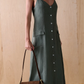 The Marla Cupro Dress