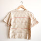 Wiggle Grid Knit Tee