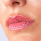 Lips wearing La Crique 02 Rosewood balm