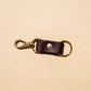 Keychain Plum Leather