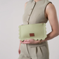 Frankie Merino Wool Clutch Dew Sienna