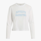 The Cropped Collegiate Long Sleeve