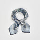 Deco Blooms Blue Square Scarf