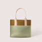 Jaunt Merino Wool Midi Tote Dew, Brine Vachetta