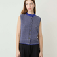 Cori Merino Striped Knit Vest