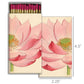 Painted Lily matchbox, 4.5 x 2.25 inches
