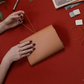 Notebook Folio Trifold Saddle Brown
